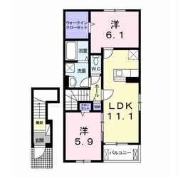 タートルヒルズ４thの物件間取画像